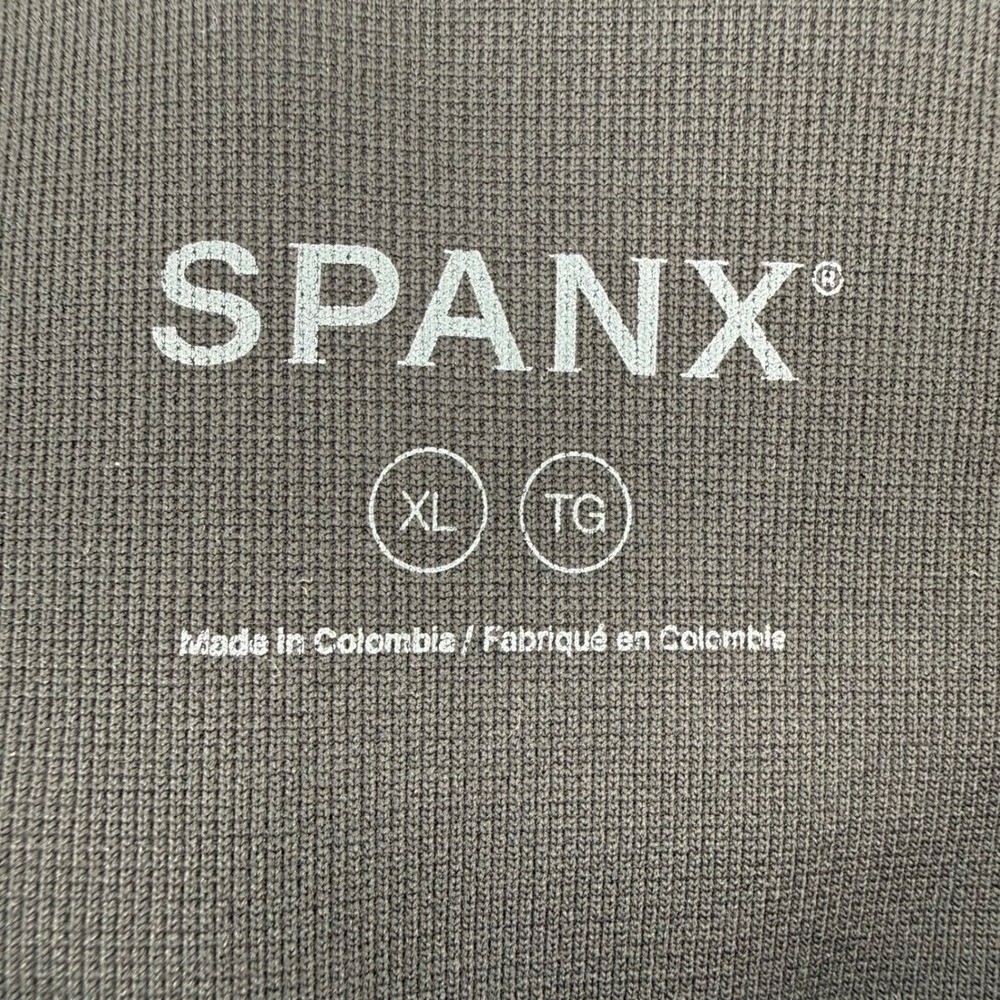 SPANX Black Seamless High Waist Leggings Womens Size XL - Picture 5 of 7